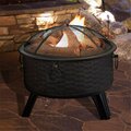 Grillgear 26 in. Fire Pit Set Wood Burning Pit GR3250875